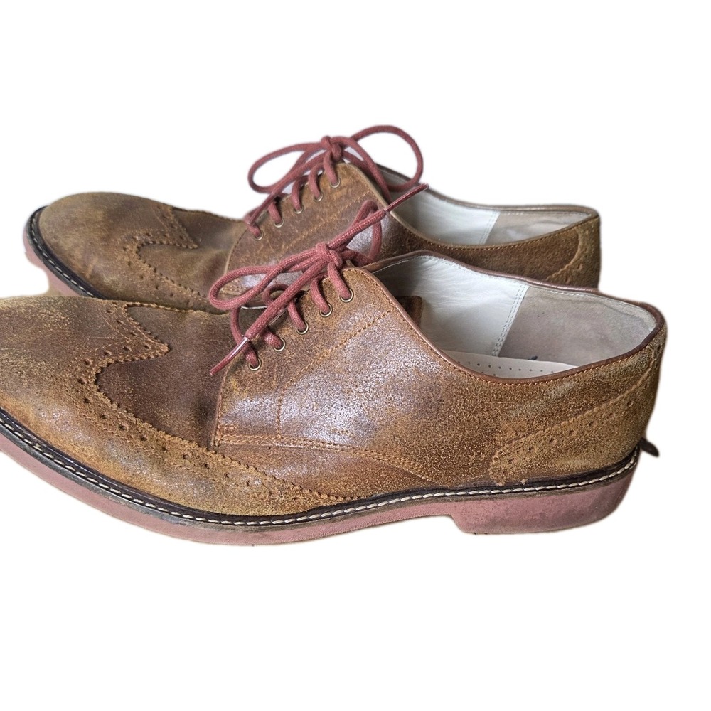 Cole Haan LunarGrand Wingtip Oxford Shoes Mens Size 11.5 Brown Loafers brogue